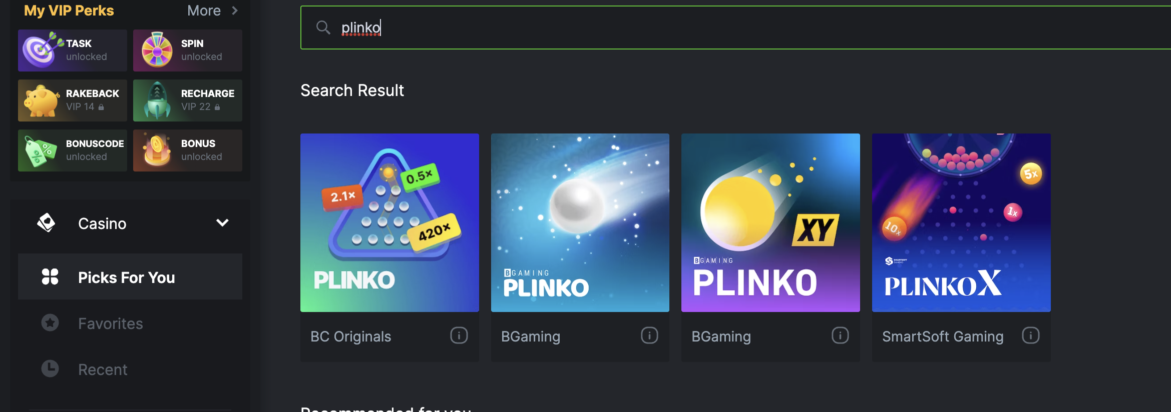 plinko casino real money